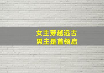 女主穿越远古 男主是首领启